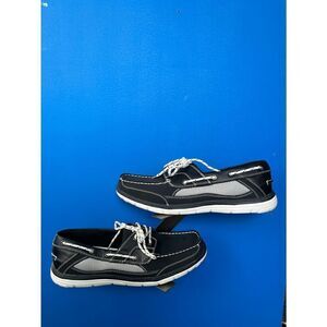 Croft & Barrow Ortholite Mens Loafers Deck Shoes Size 13 M Comfort Navy Blue